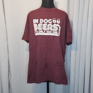 Pinellas Ale Works Brewery T-Shirt – Size XL – Burgundy